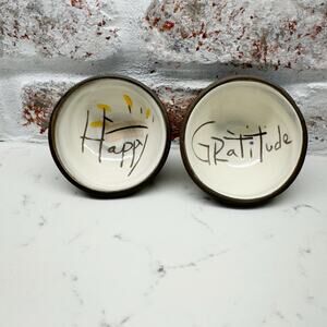 ZPots Hand Created Mini Pots Gratitude Happy